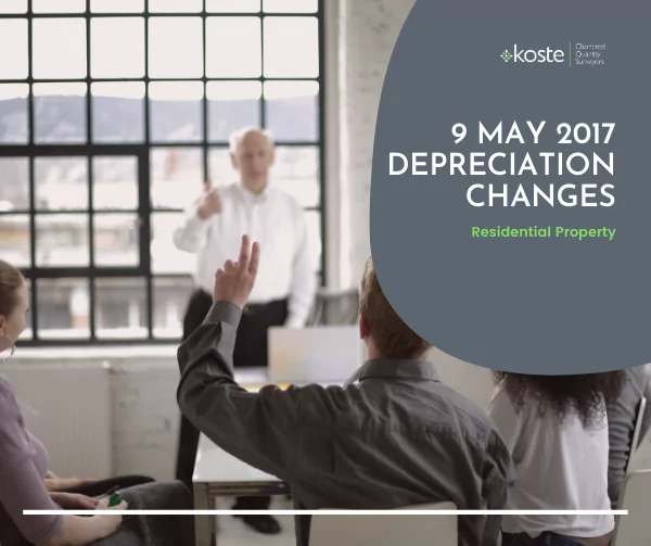 Explaining May 9th Tax Depreciation regulation changes that you need to know in 500 words