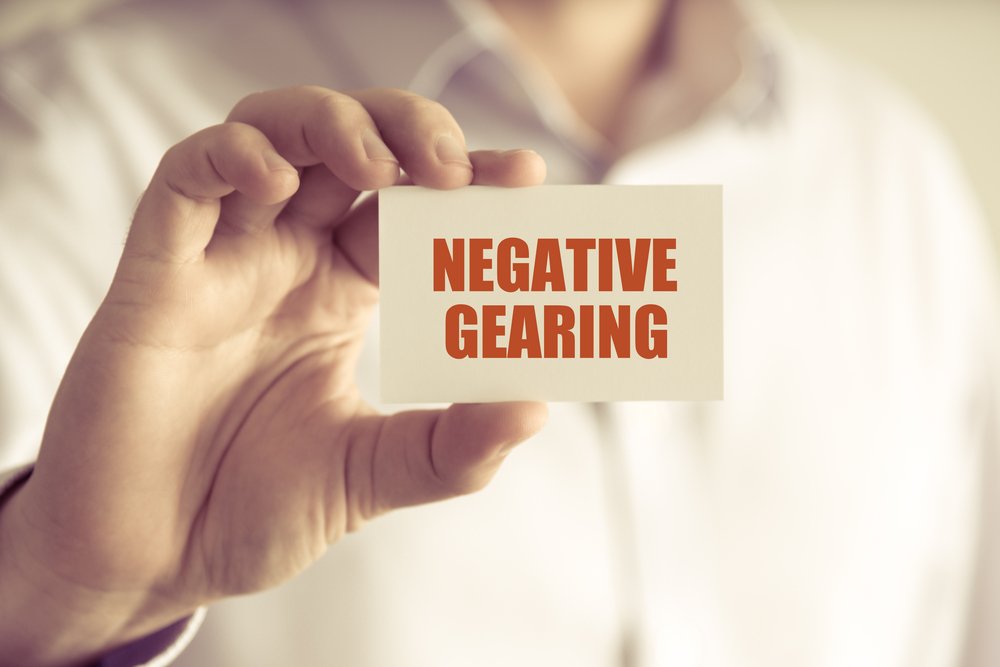 What is negative gearing and the relevance of depreciation?